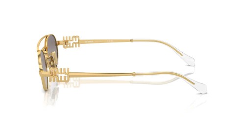 MIU MIU MU 54ZS - 5AK30C - 53 Occhiali da sole Gold Oval
