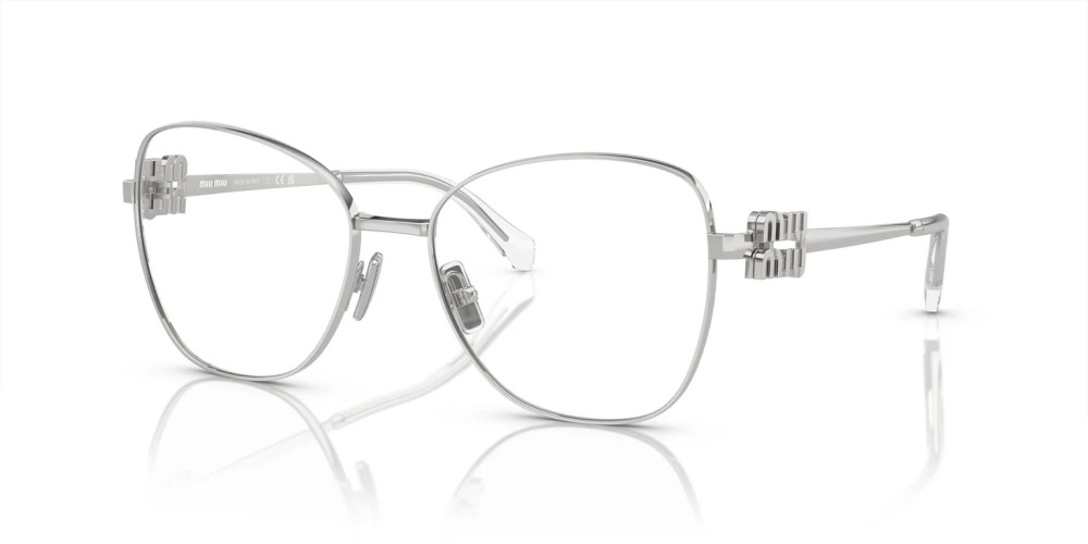 MIU MIU MU 50XV - ​1BC1O1 - ​56 Montature ottiche Silver Butterfly