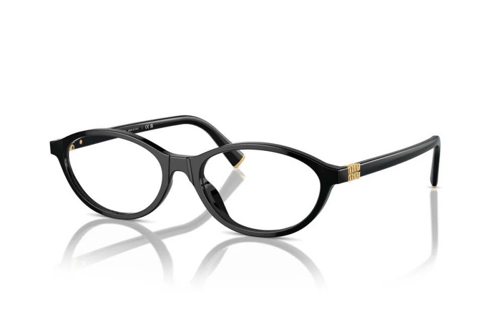 MIU MIU MU 09XV - ​16K1O1 - ​53 Montature ottiche Black Oval