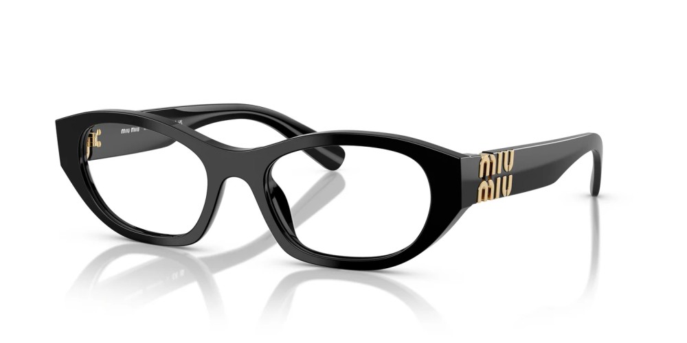 MIU MIU MU 03WV - ​16K1O1 - ​53 Montature ottiche Black Oval